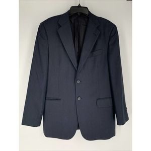 Joseph Abboud Blazer Suit Jacket Mens 41R Navy Blue Loro Piana‎ Wool 2 Button